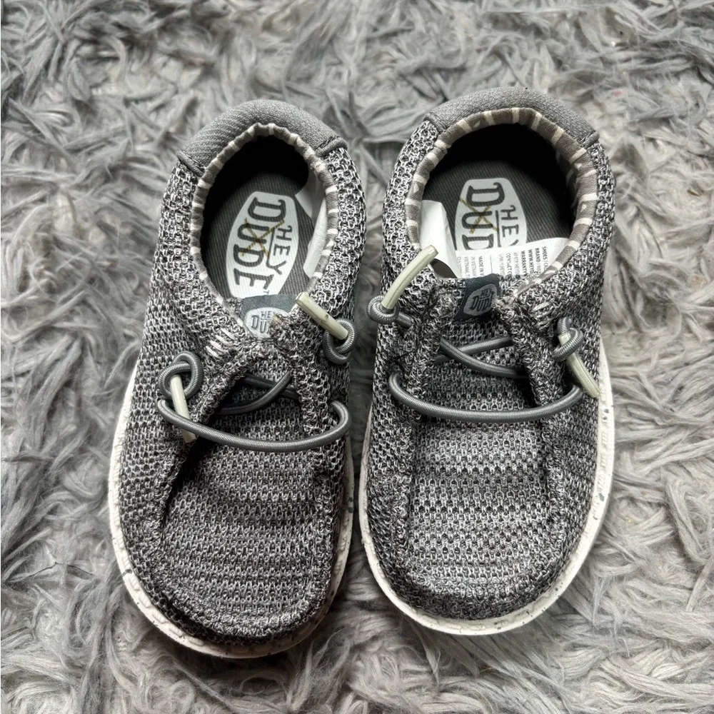 Hey Dude Kids Shoes in Gray NWOT